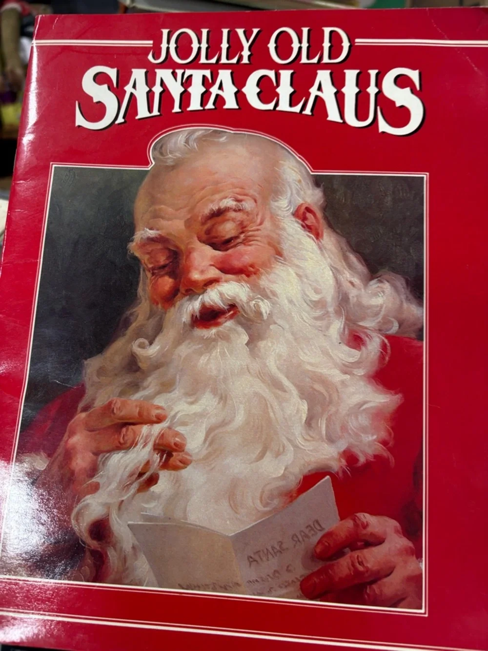 Jolly Old Santa Claus & Christmas ABC Holiday  Vintage Santa Book Lot